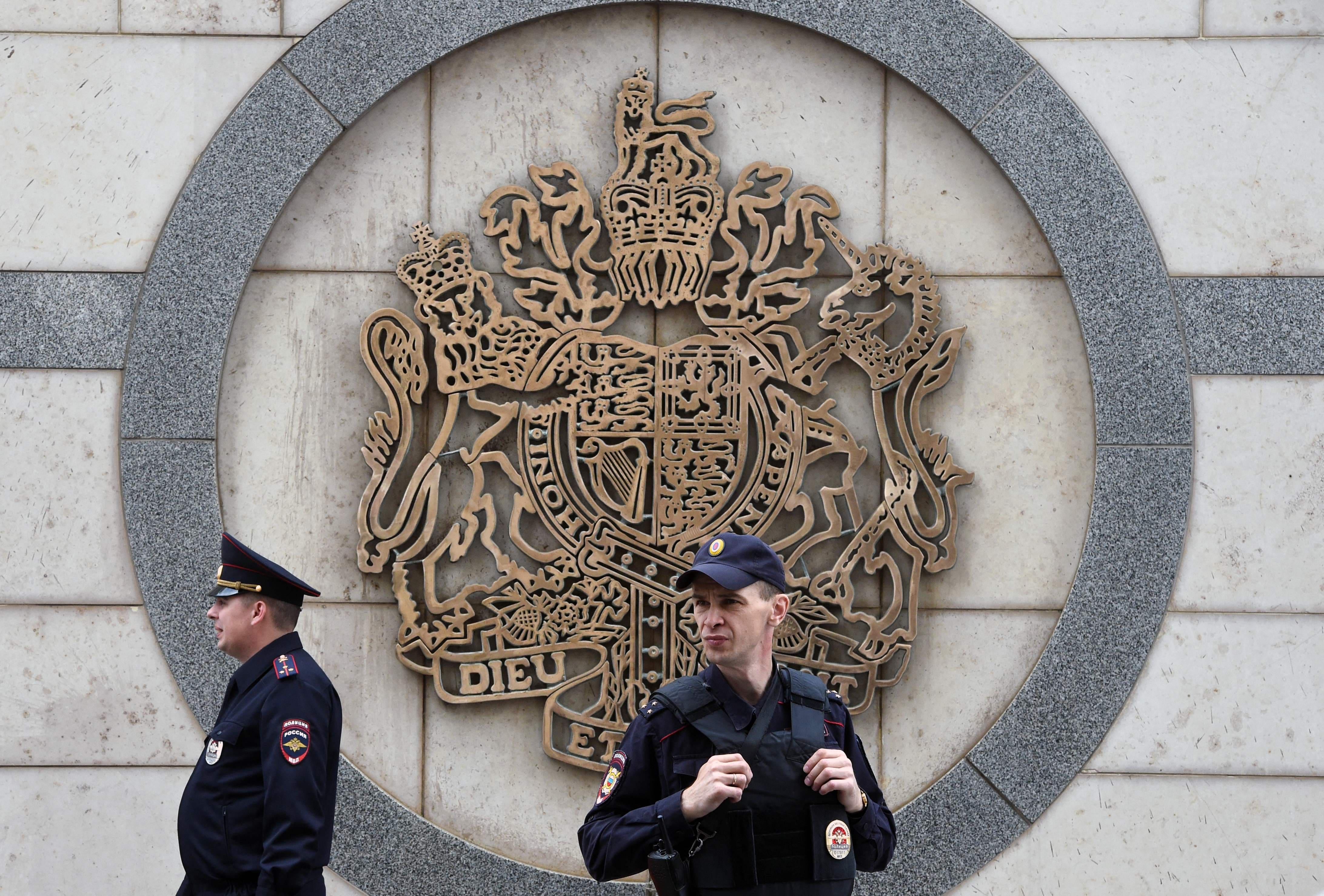 Russie: arrestation d'un agent de sécurité de l'ambassade britannique pour un complot présumé