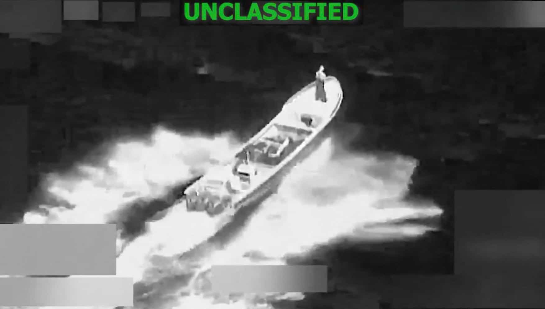 Nouvelle frappe militaire am&eacute;ricaine contre un bateau de narcotrafiquants pr&eacute;sum&eacute;s dans le Pacifique, deux morts