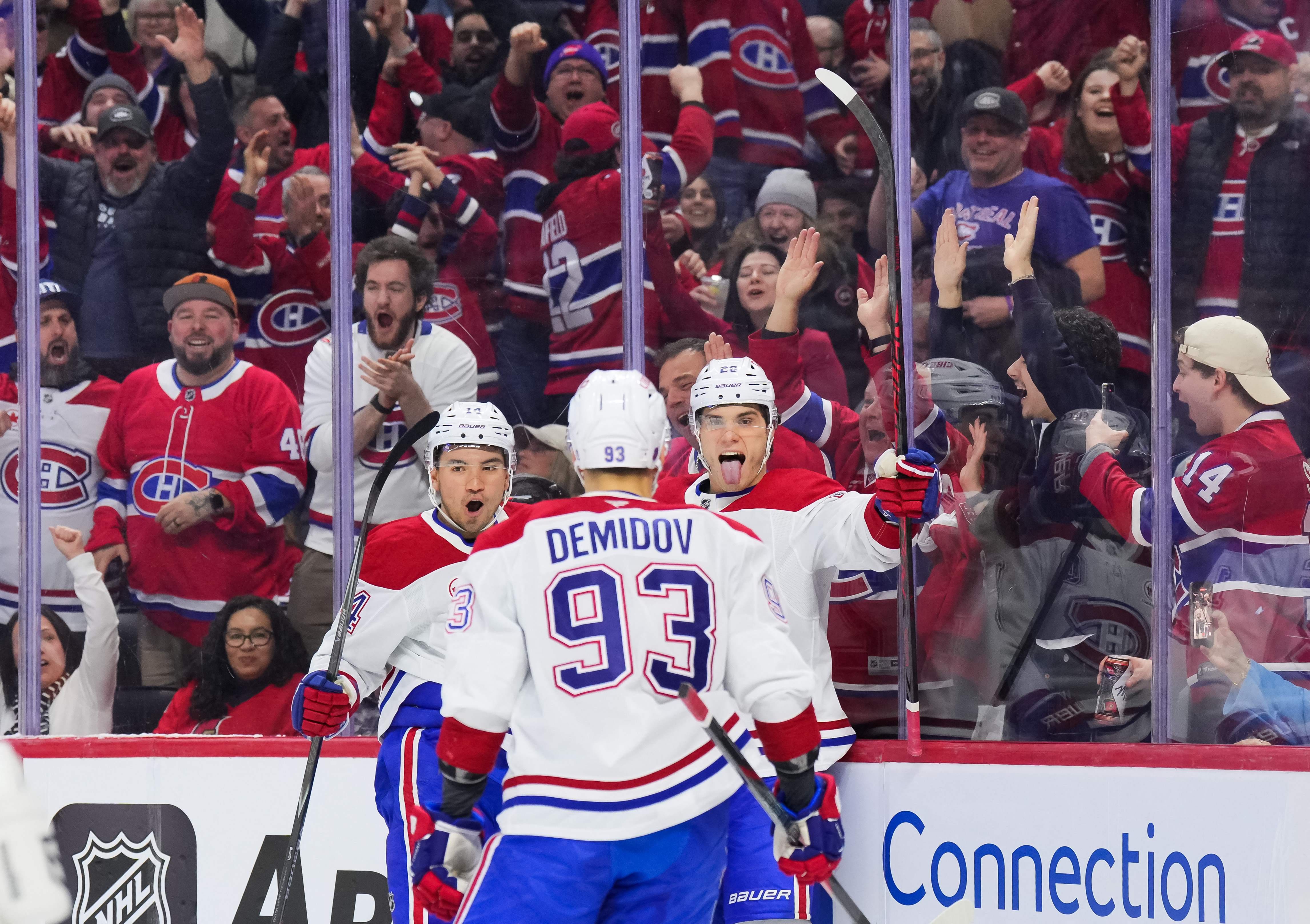 Canadien: Ivan Demidov dépasse Juraj Slafkovsky, qui dépasse Henri Richard