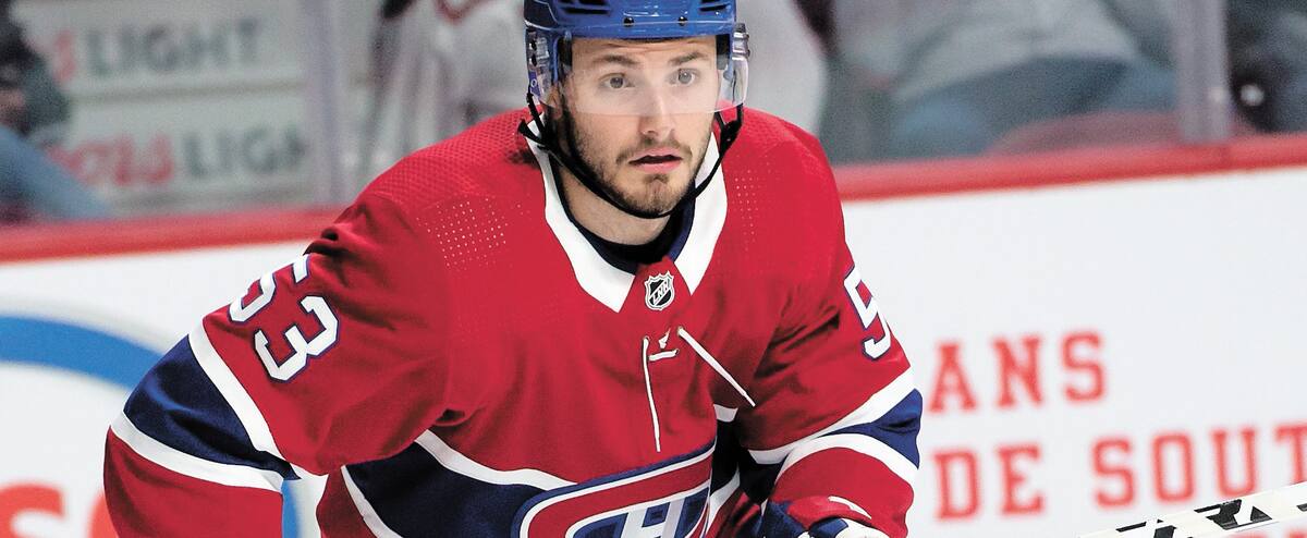 The Canadian gets on with Victor Mete 1