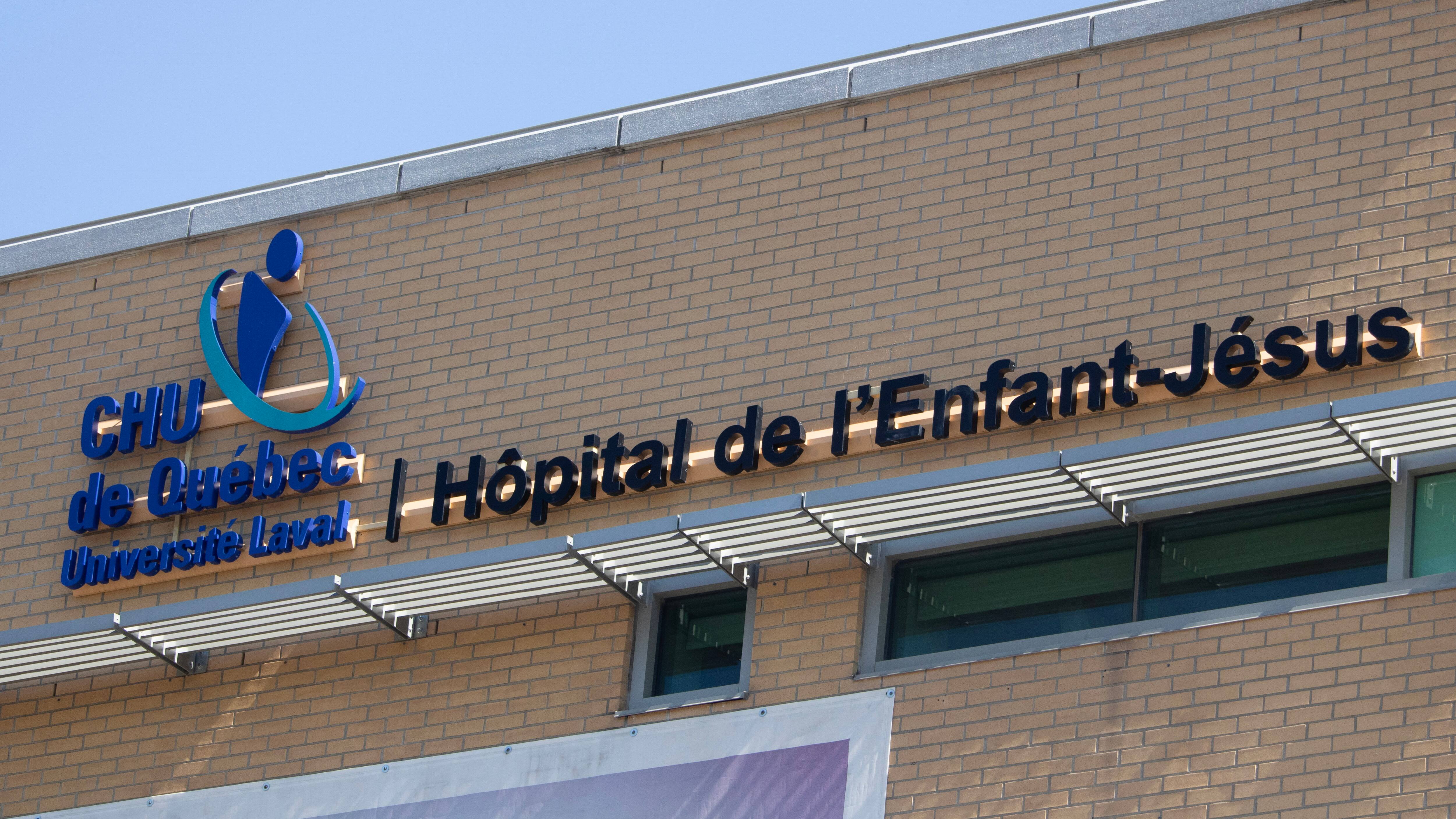 L’hôpital de l’Enfant-Jésus, à Québec, où Mme Levesque est hospitalisée depuis un mois et demi.