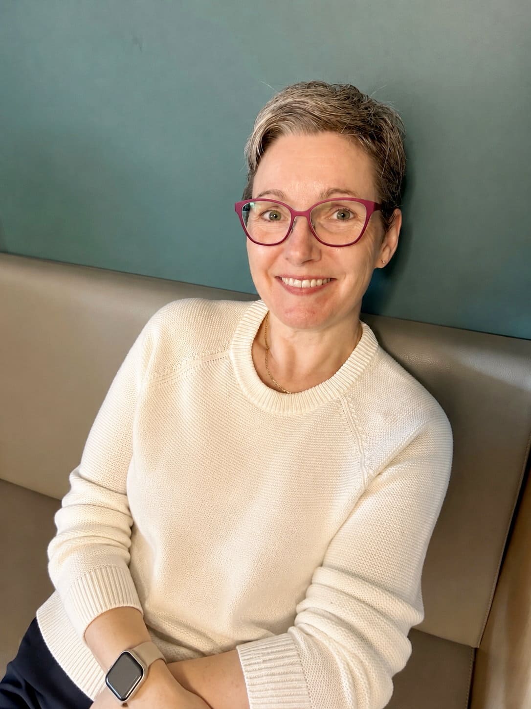 NADIA BANVILLE fait partie des femmes ayant été sélectionnées au hasard pour participer au rassemblement prévu sur l’Esplanade du Parc olympique, le 1er août prochain, avec une cinquantaine de femmes prénommées Nadia, nées au Québec entre 1976 et 1978. PHOTO FOURNIE PAR NADIA BANVILLE