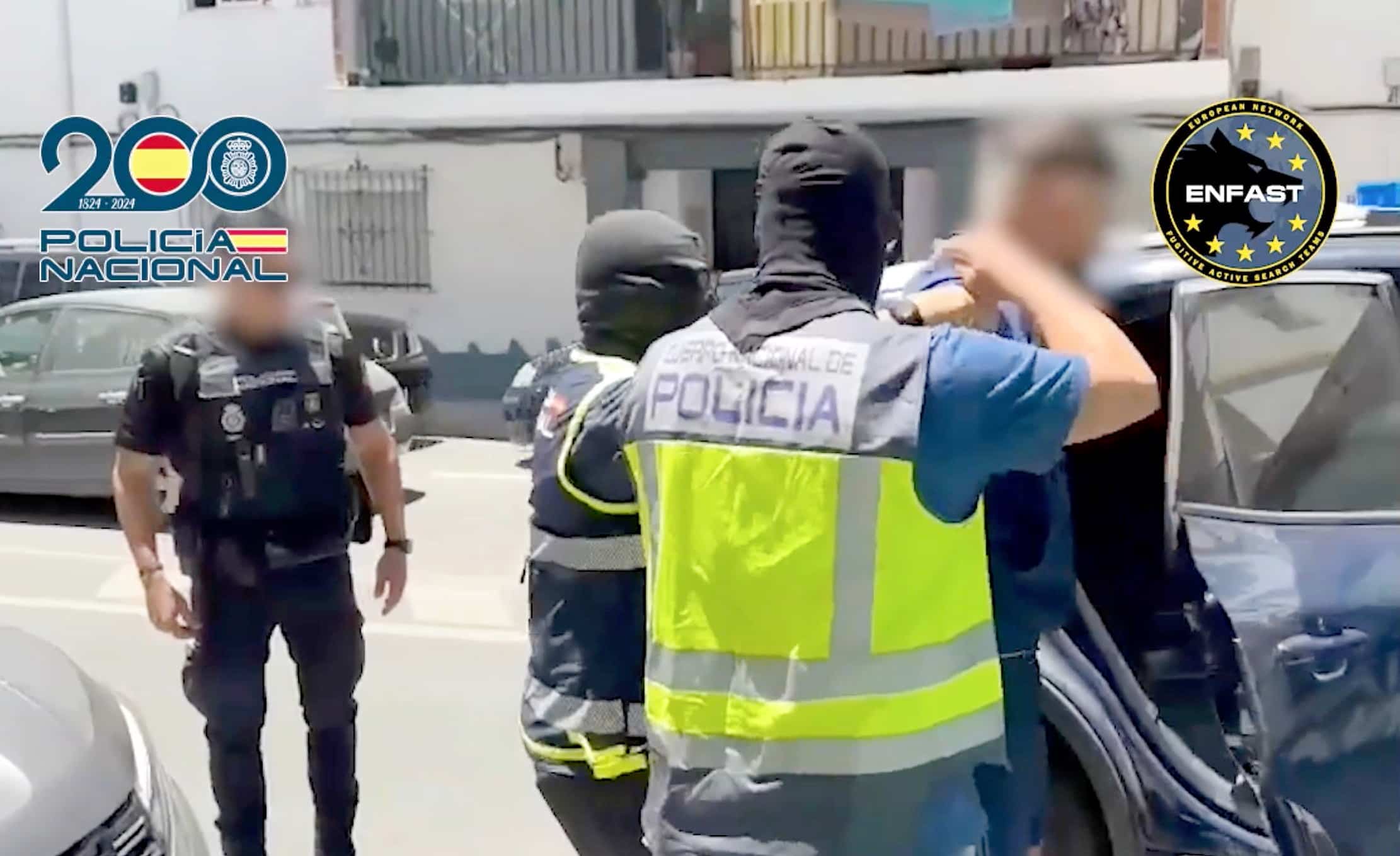 Le caïd All Boivin a été capturé le 26 juin 2026 à Marbella en Espagne. Images fournies par le ministère de l'Intérieur de l'Espagne COURTOISIE