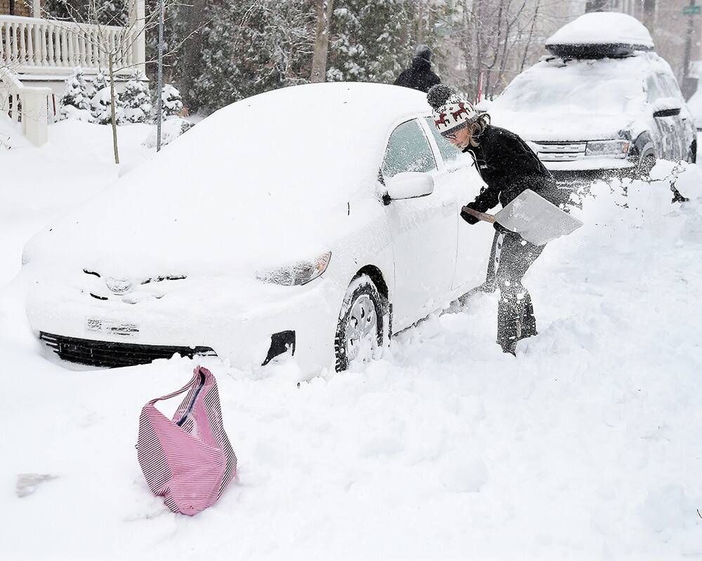 [PHOTOS] Une vraie première tempête frappe Québec JDQ