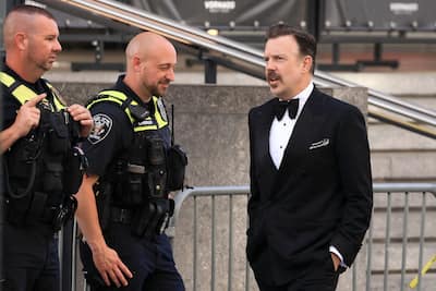 Jason Sudeikis was among the long list of celebrity guests at Taylor Swift and Travis Kelce's wedding yesterday.