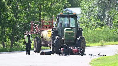François Trottier (izquierda), culpable de conducción peligrosa que provocó la muerte de Shirley Buisson el 31 de julio de 2023 en Deschambault-Grondines.