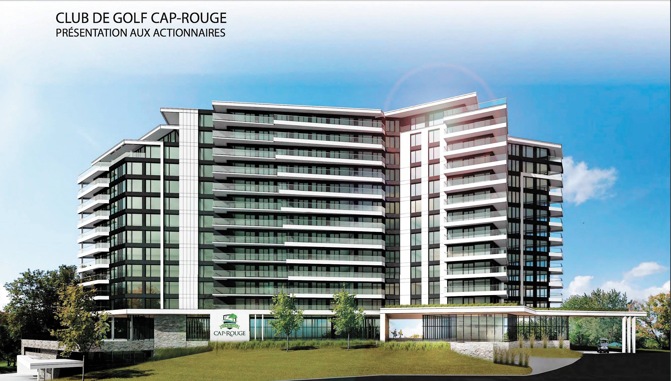 Voici le bâtiment projeté sur le golf de CapRouge TVA Nouvelles