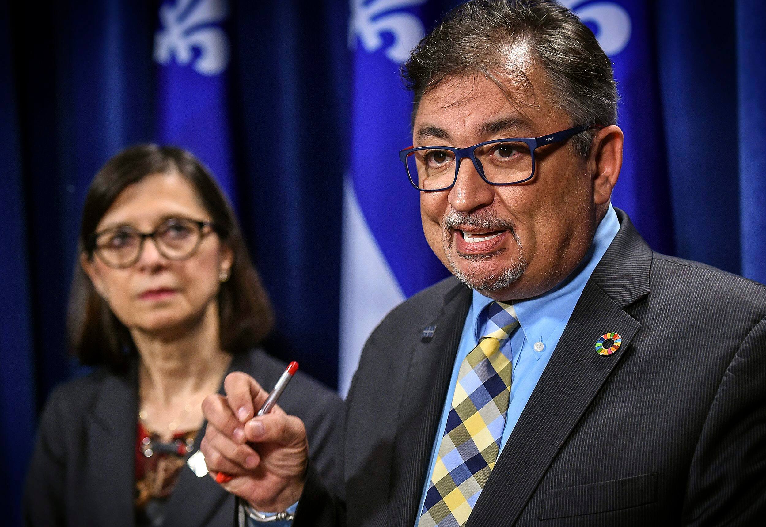 On the left, a customer stocking up on toilet paper at Costco on March 13, 2020. On the right, seniors received wishes for their 90th birthday through their home window on March 23, 2020... confinement required.