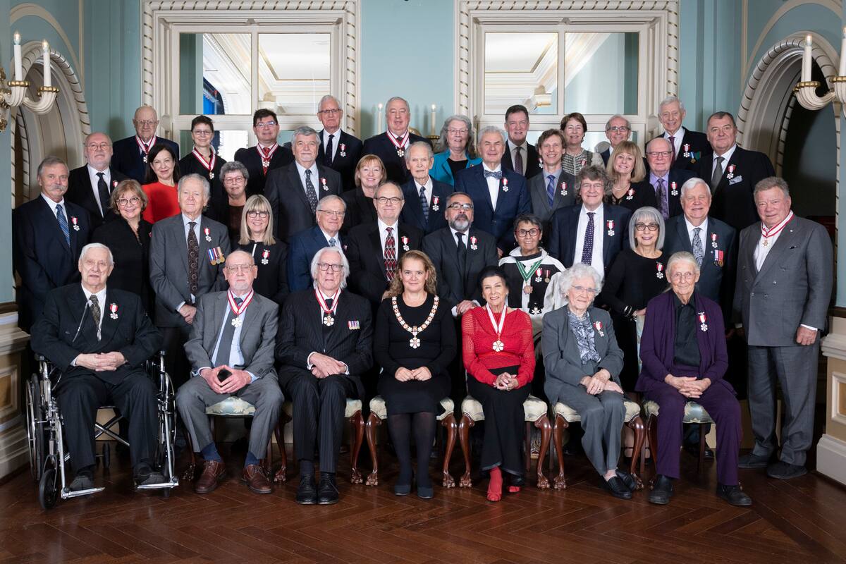 Ordre du Canada Donald Sutherland, William Shatner et Kathy Reichs
