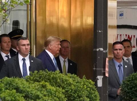 Donald Trump again appeared before a judge in New York in a civil case