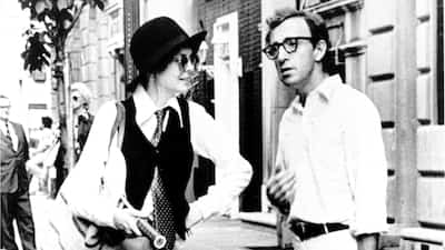 Annie Hall - película de Woody Allen estrenada en 1977. En la foto, Diane Keaton en su papel de Annie Hall y Woody Allen en su papel de Alvy Singer Crédito de la foto: Courtoisie / Les archives / Le Journal de Montreal