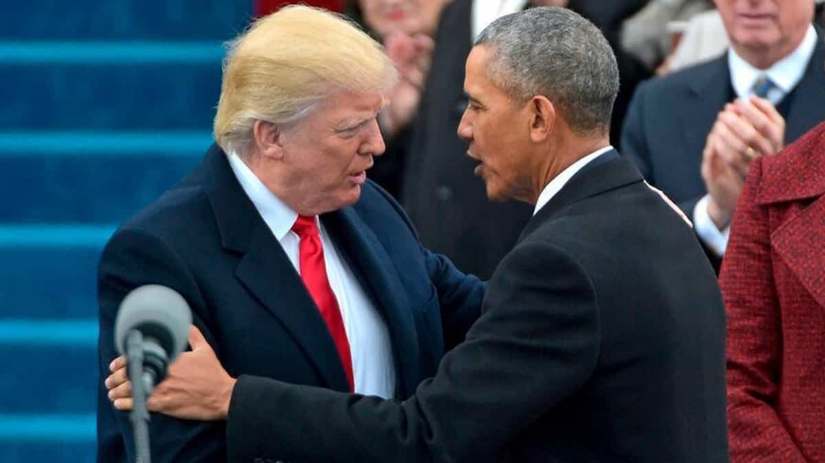 Donald Trump dit qu’«il aime» Barack Obama dans un événement en Floride
