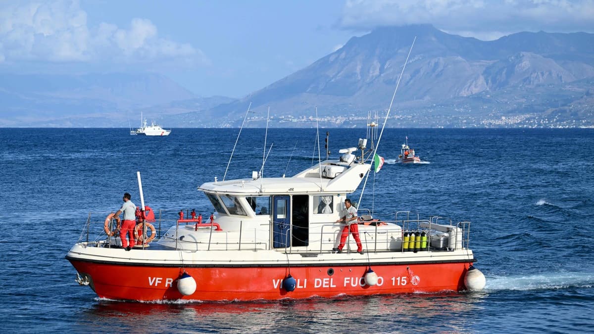 Sicile: l'espoir s'estompe au troisième jour de recherche des disparus du super yacht
