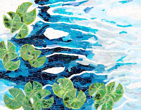 Oeuvre de Sara Taylor pour l'exposition-encan <i>Talk to me about love</i>.”/></p> <p> </source></picture> </a></p> <div class=