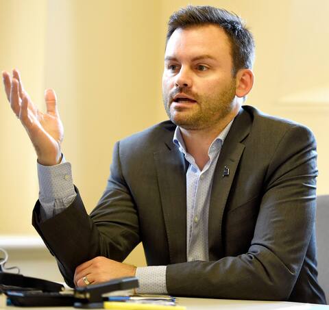 Le chef du Parti québécois (PQ), Paul St-Pierre Plamondon
