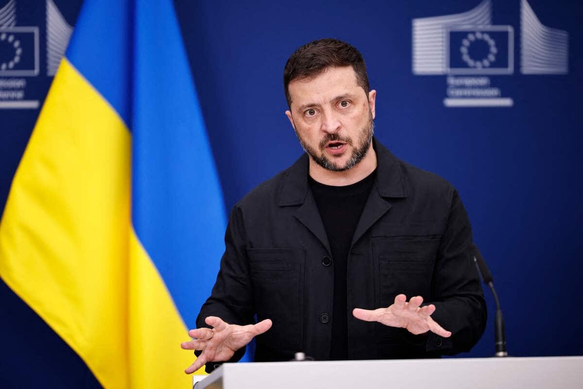Washington a propos&eacute; des n&eacute;gociations entre Ky&iuml;v et Moscou la semaine prochaine, dit Zelensky