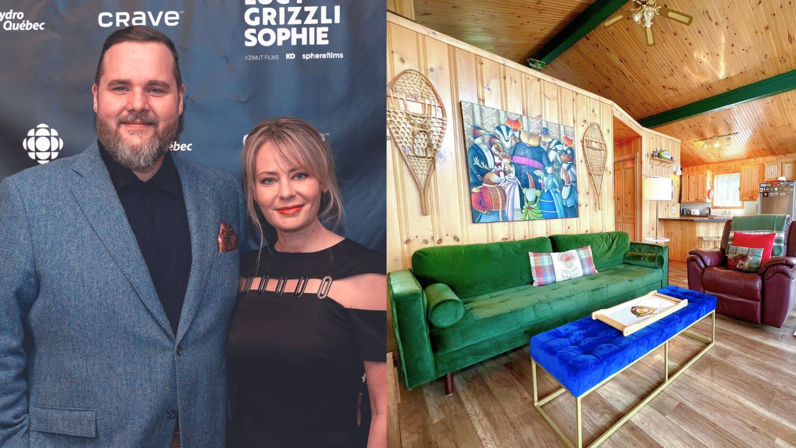 Le couple vend son chaleureux chalet rustique 