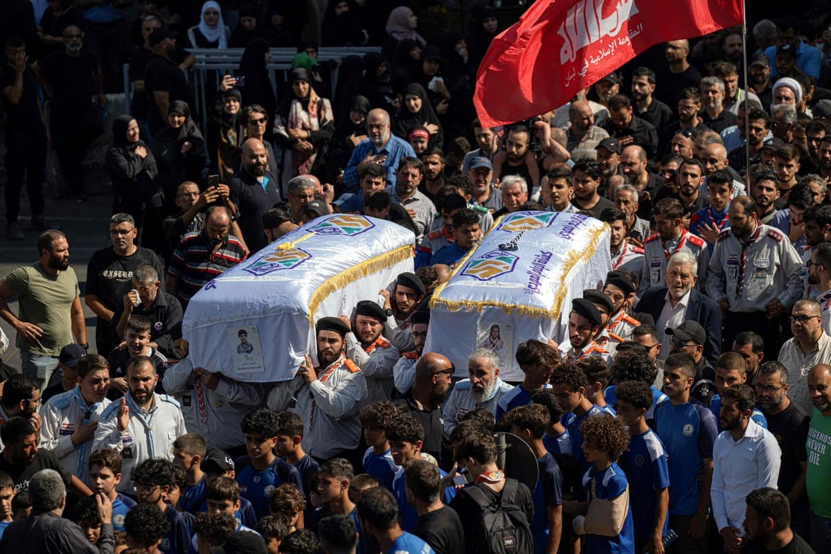 Des centaines pleurent deux enfants tu&eacute;s dans la frappe isra&eacute;lienne pr&egrave;s de Beyrouth