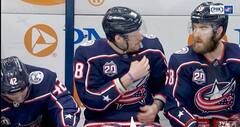 Pierre-Luc Dubois encore cloué au banc dans la défaite des Blue Jackets