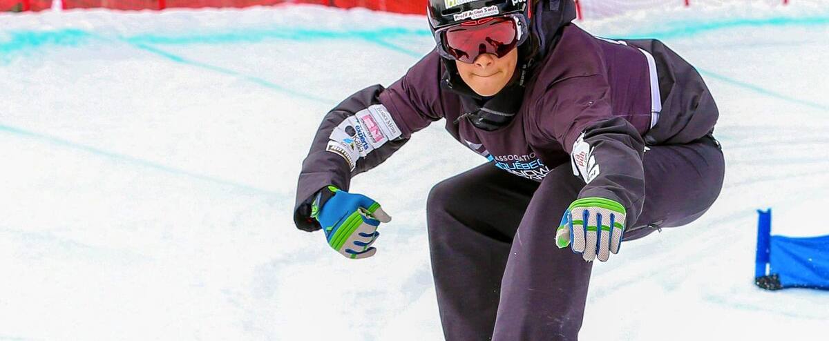 Snowboard cross: Eliot Grondin domine en qualifications