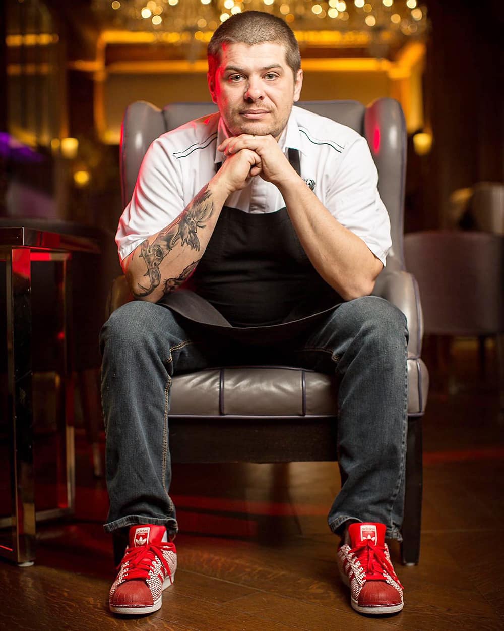 Le chef Stéphane Modat, copropriétaire du restaurant Le Clan, à Québec.