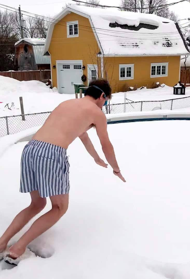carnaval un bain de neige a la maison jdq