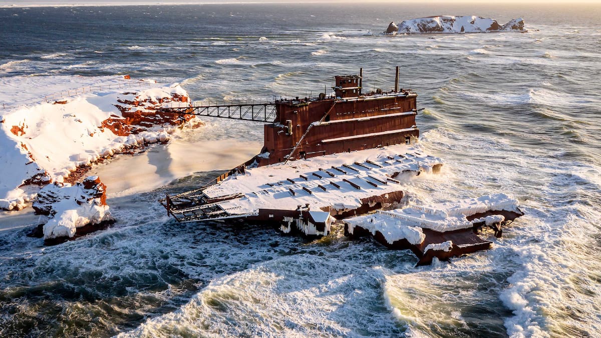 Voyage inaugural d’un navire qui transportera du sel des îles de la Madeleine