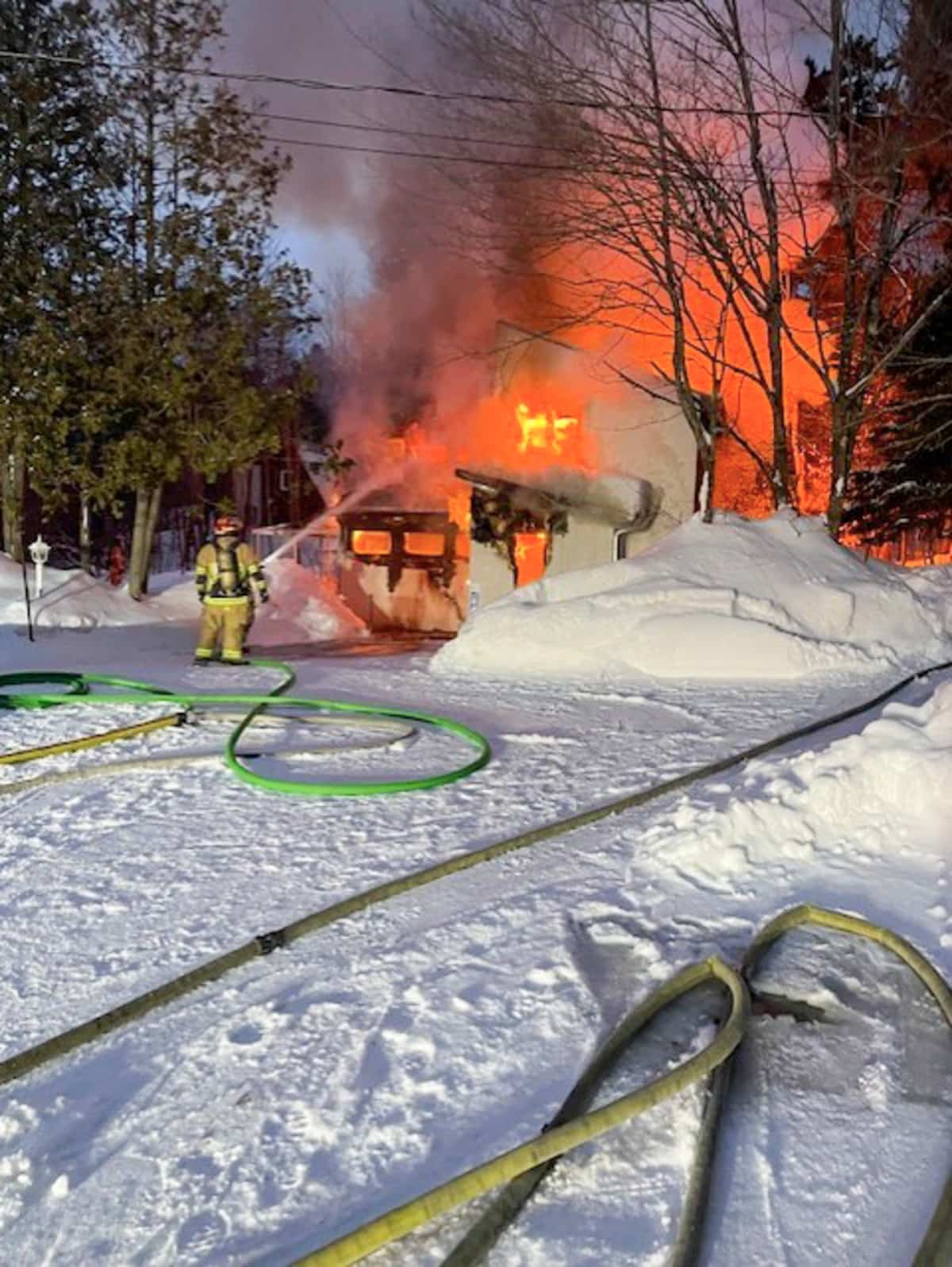 Estrie: une femme manque &agrave; l&rsquo;appel &agrave; la suite de l&rsquo;incendie de sa maison