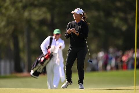 Golf féminin : Rose Zhang résiste avec difficulté et misère à Augusta