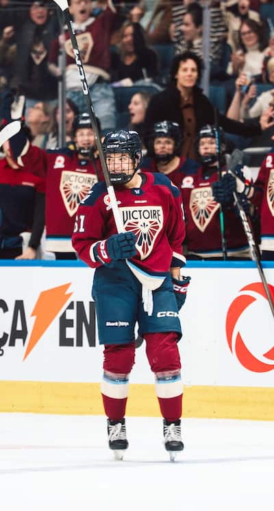 Nicole Gosling marcou a última partida em Vancouver, em 11 de janeiro, no Centre Vidéotron de Quebec.