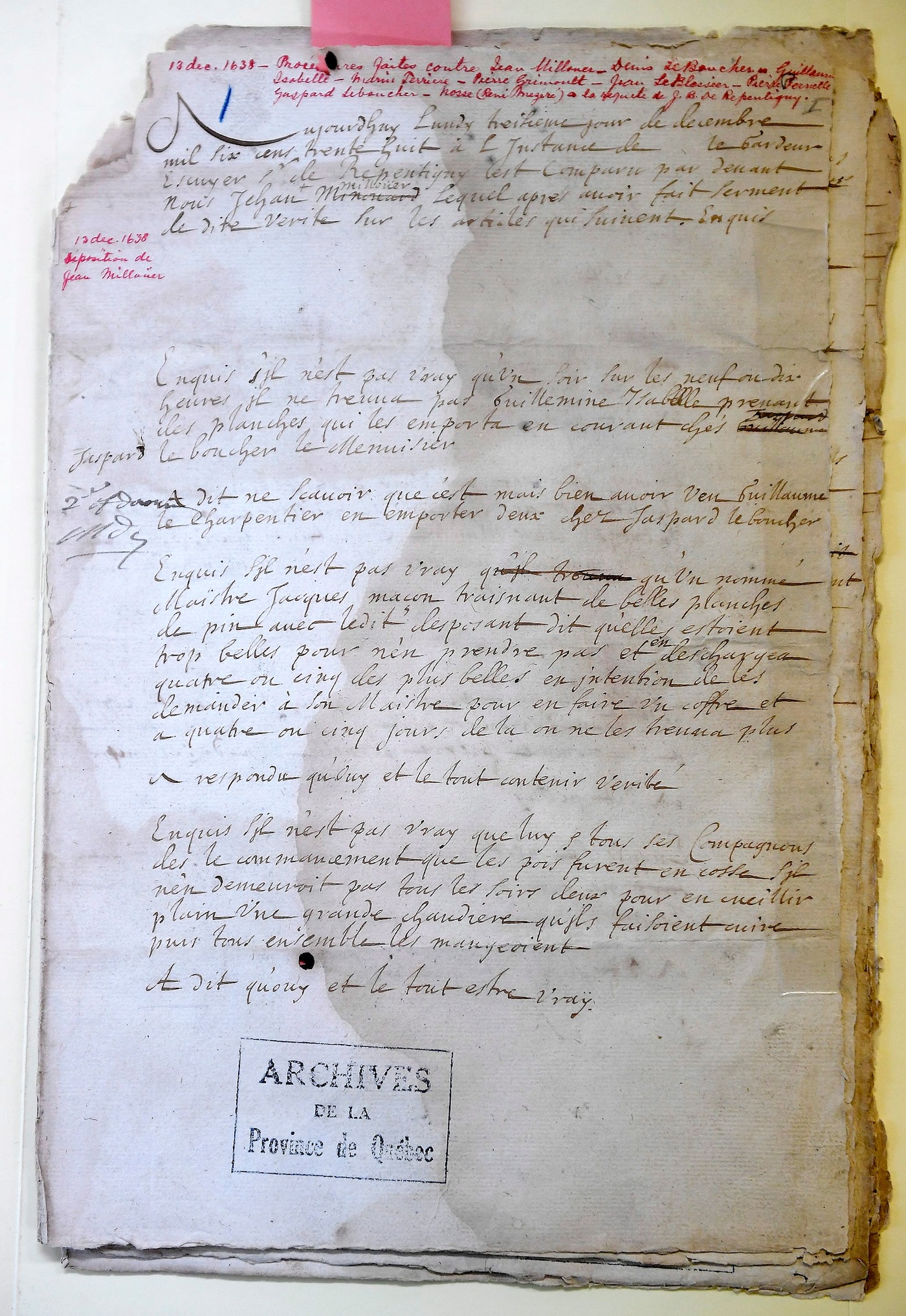 Le monde fascinant des archives judiciaires | JDM