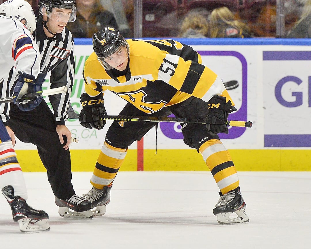 Shane Wright of the Kingston Frontenacs. Photo by Terry Wilson / OHL Images.