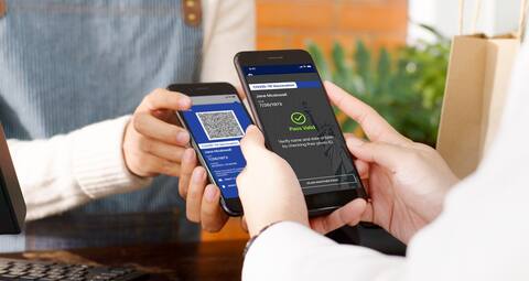 Pasaporte de vacunas llamado Excelcior Pass en el estado de Nueva York.