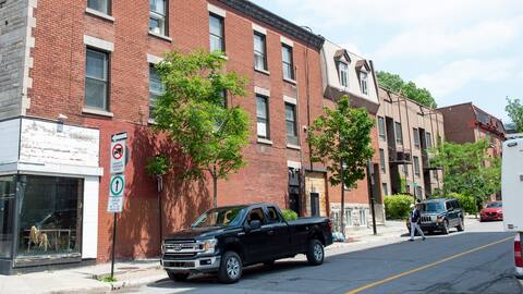 St. Catherine's Foundation and Champlain Street, southeast corner, today