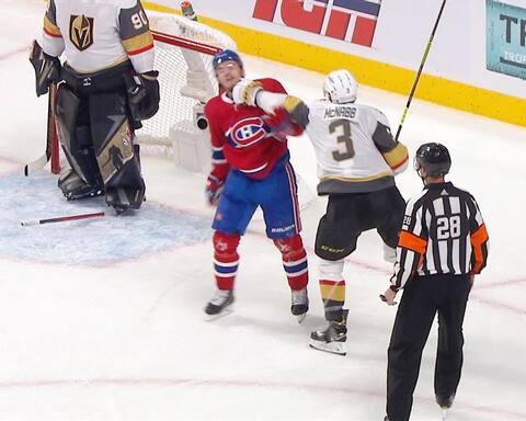 SÉRIES: Golden Knights vs Canadians