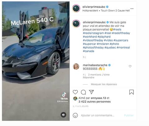 Oliver Primau recently proudly posted on social media that his new McLaren 540c is worth at least 000,200,000.