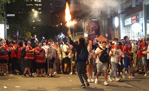 There was plenty of home fireworks after the game.