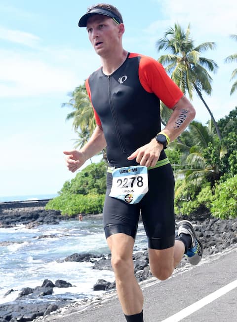 At the 2019 Ironman World Championships in Kona, Hawaii.