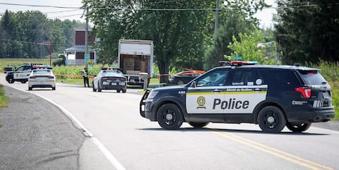 The suspect, a 43-year-old man, was arrested in Montreux, Saint-Jacks-Le-Miniur, after a police chase.