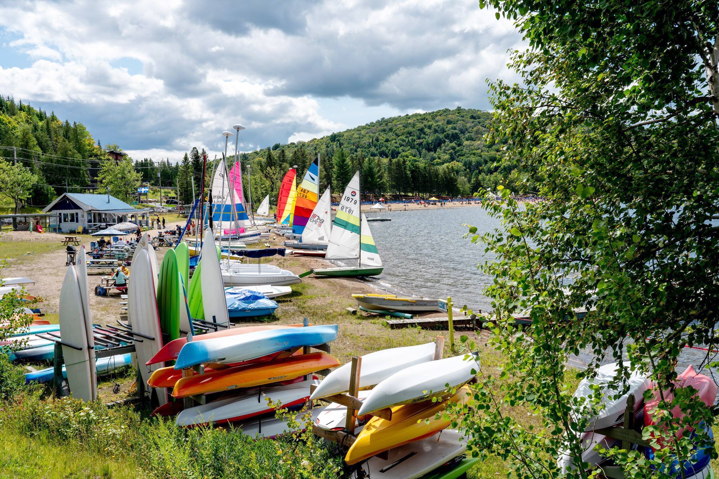 Le lac des Sables le plus accessible des Laurentides JDM