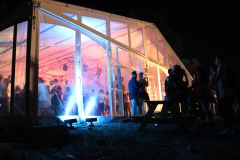 Marquee - 45 degrees north