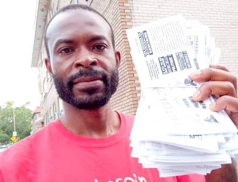 Small collection of activist tickets.