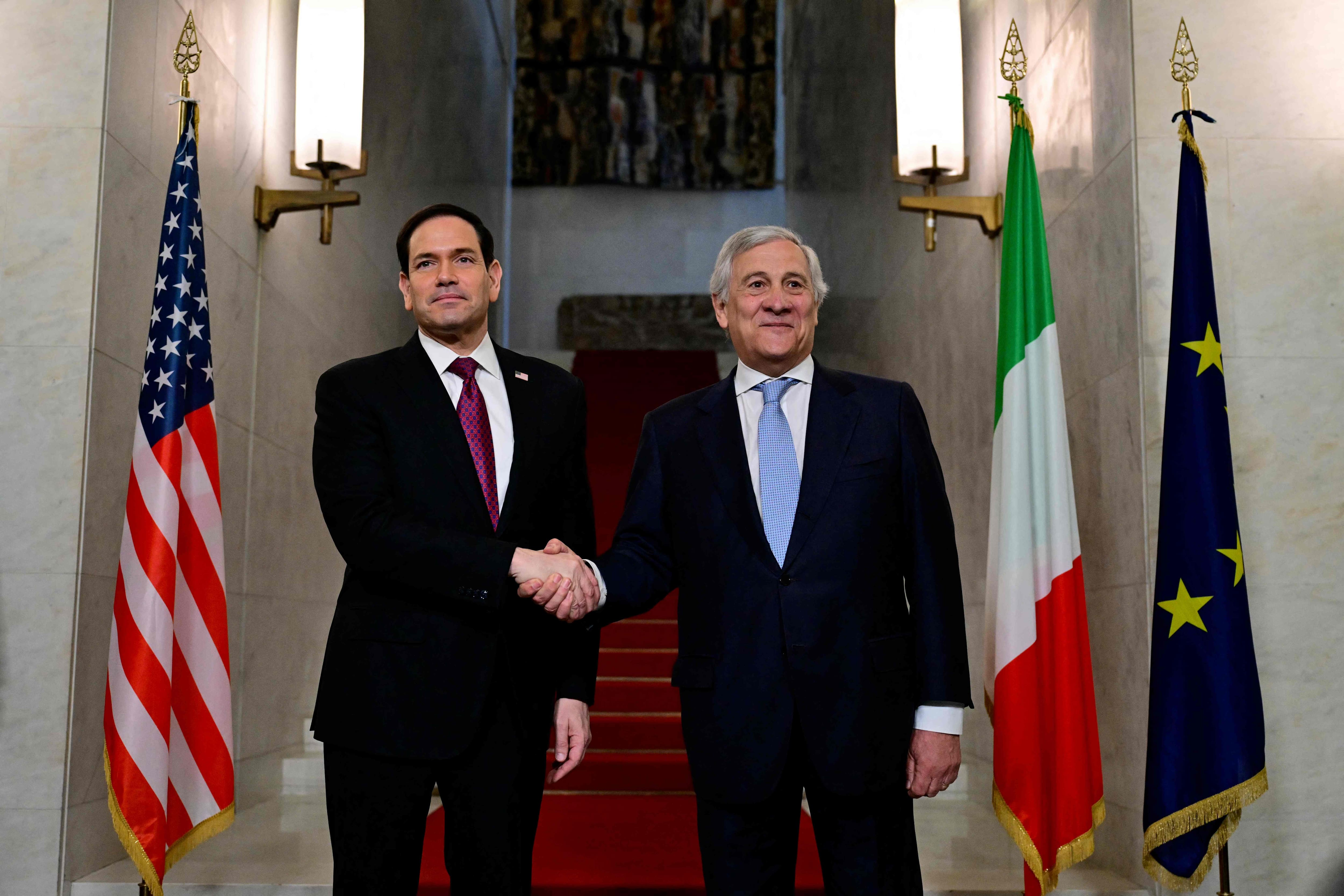ルビオ氏、トランプ氏との接触後メローニ氏と会談