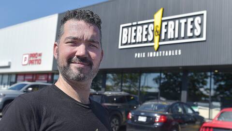 Jérôme Landry, copropriétaire de Bières et Frites