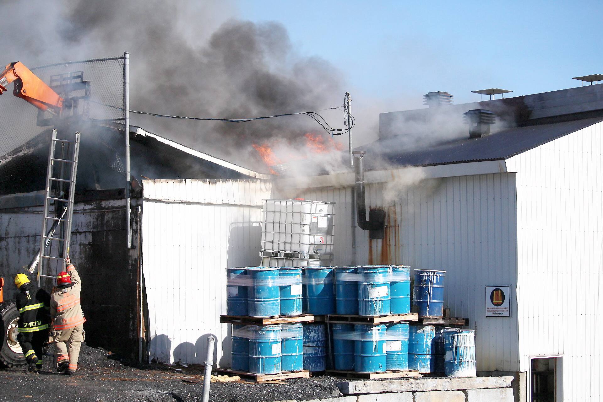 Explosion &agrave; Beauceville: quatre travailleurs dans un &eacute;tat critique