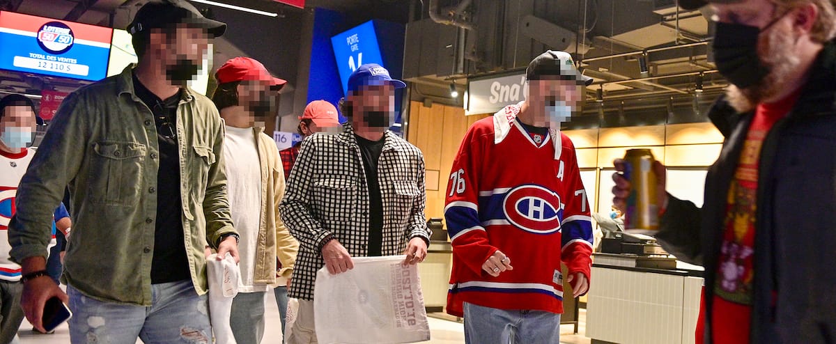 Match au Centre Bell: le bonheur fait oublier le masque