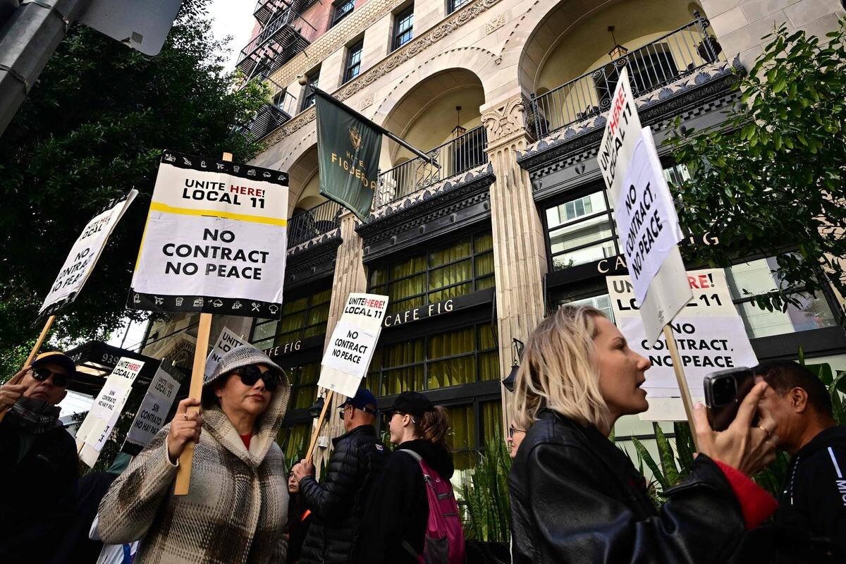 10 000 employ&eacute;s d'h&ocirc;tels en gr&egrave;ve aux &Eacute;tats-Unis