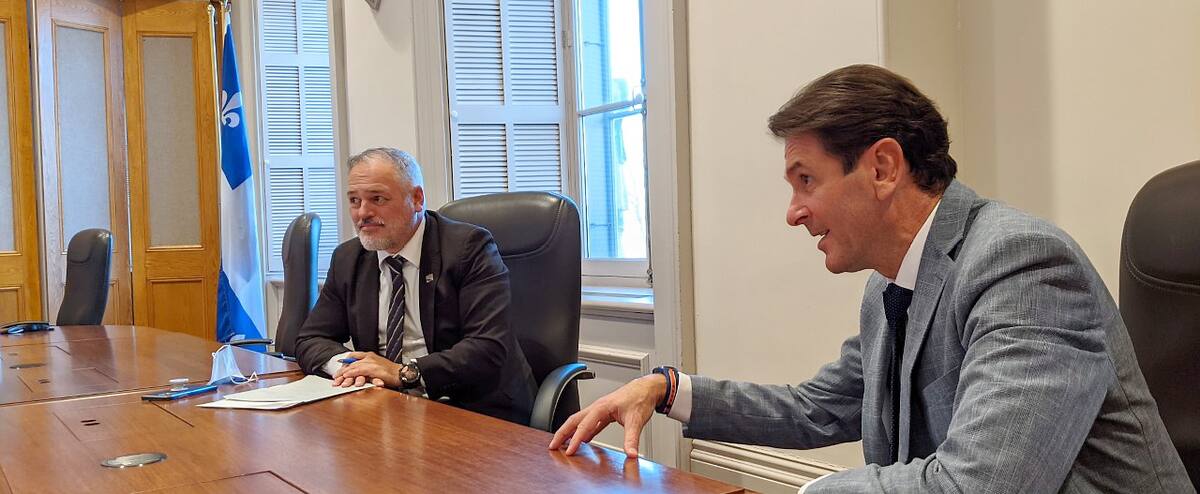 Le ministre Bonnardel «tanné» des mensonges sur le 3e lien