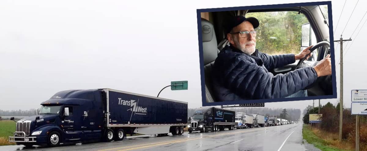 Camionneurs coincés par les inondations en Colombie-Britannique: «C’est un vrai bordel»