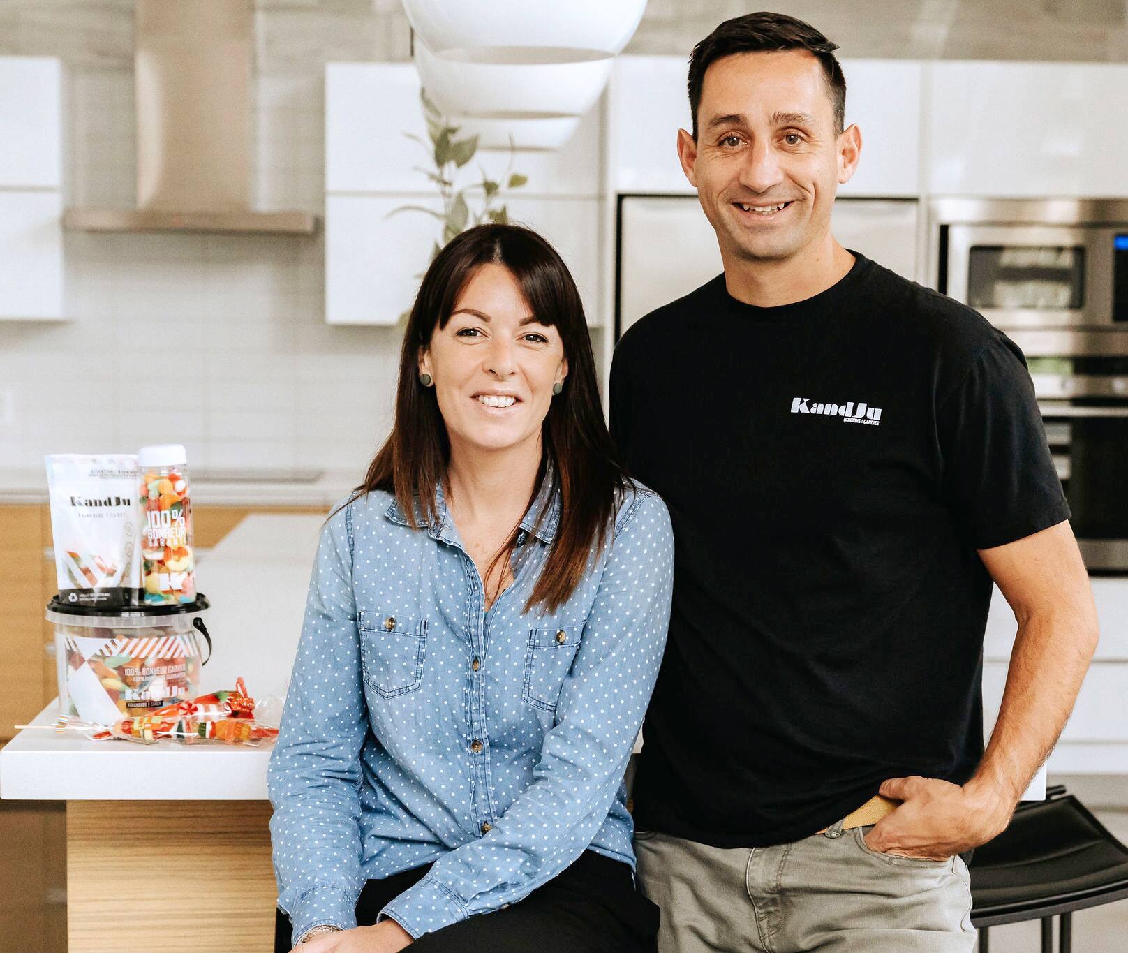 Frapp&eacute;e par une avalanche de bonbons